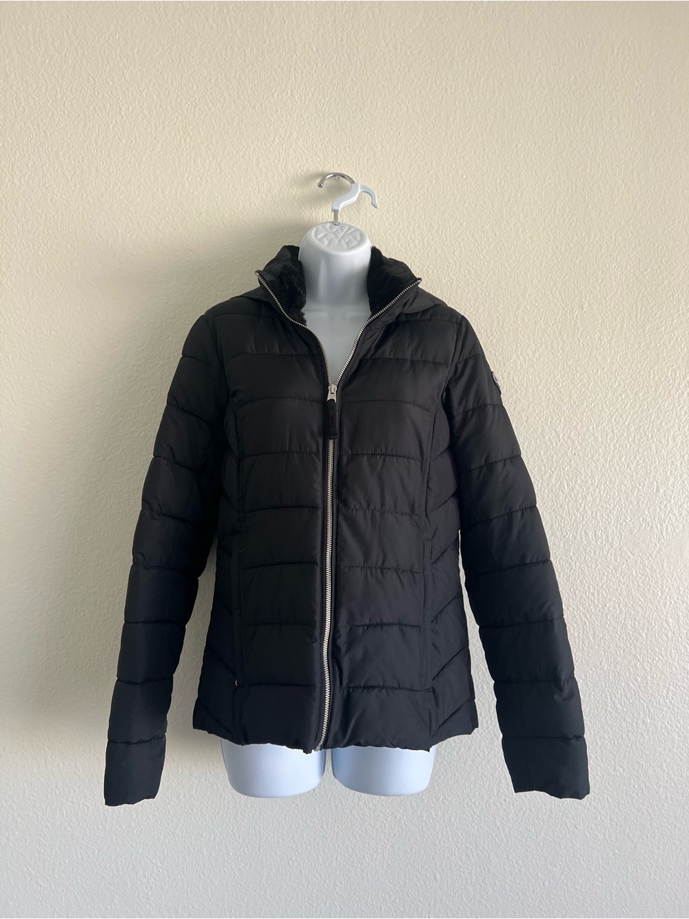 Abercrombie & Fitch Black Puffer Jacket